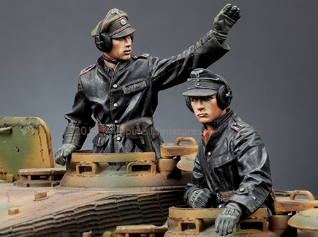 ALPINE MINIATURES – SS Panzer Commander 1 (35172) & SS Panzer Commander 2&nbsp;(35173)