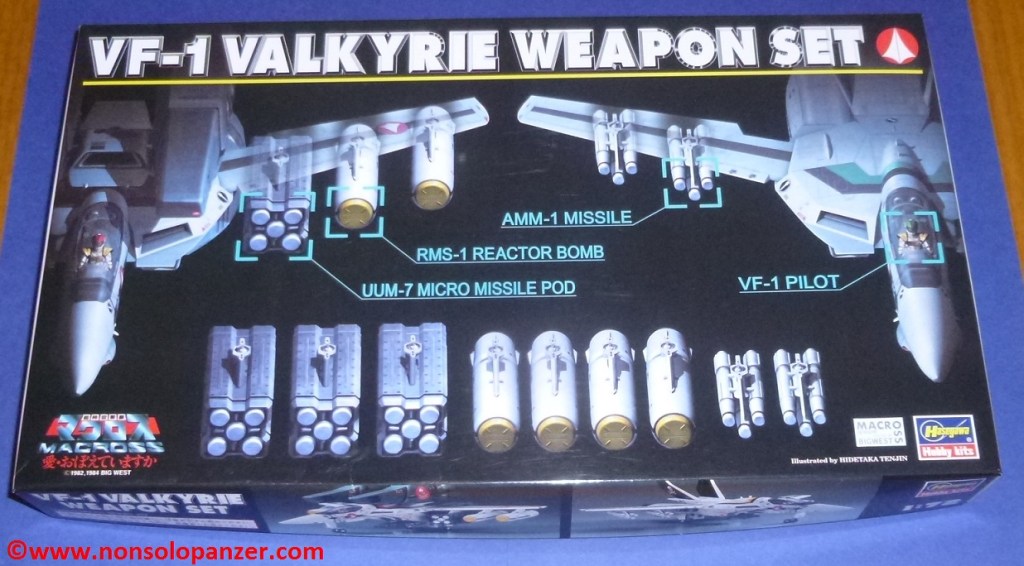 VF-1 VALKIRIE WEAPON SET – 1/72 Hasegawa plastic&nbsp;kit