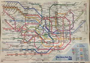 Tokyo subway map