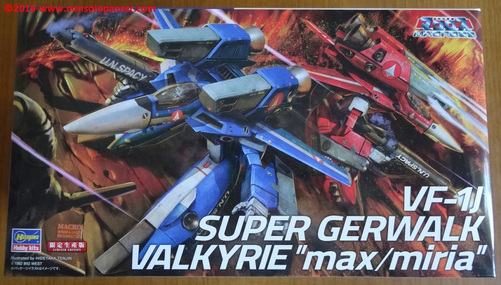 VF-1 J SUPER GERWALK VALKYRIE “MAX/MIRIA TYPE”  – 1/72 Hasegawa plastic&nbsp;kit