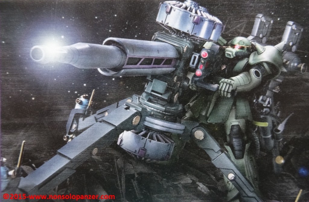 ZAKU II + BIG GUN SET – 1/144 PLASTIC MODEL KIT,&nbsp;BANDAI