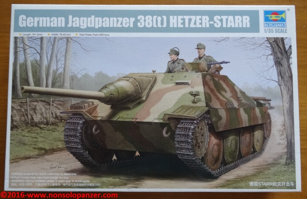 Jagdpanzer 38t “Starr” – 1/35 Trumpeter kit, code&nbsp;05524