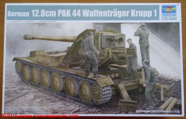 01 Krupp Waffentrager Pak-44 Trumpeter