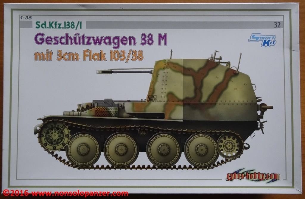 Geschutzwagen 38 Ausf.M mit Flak 103-38 – 1/35 CYBERHOBBY  KIT NO.&nbsp;6481