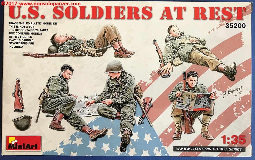 U.S. SOLDIERS AT REST – 1/35 MINIART code&nbsp;35200