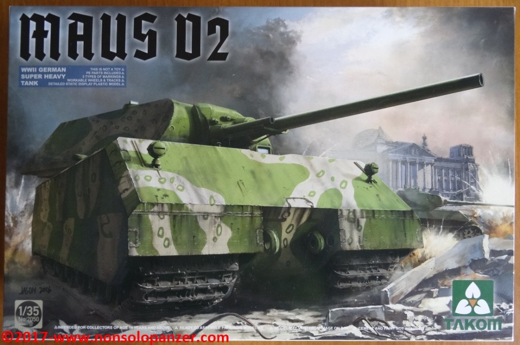 MAUS V2 – 1/35 TAKOM model kit,&nbsp;code2050