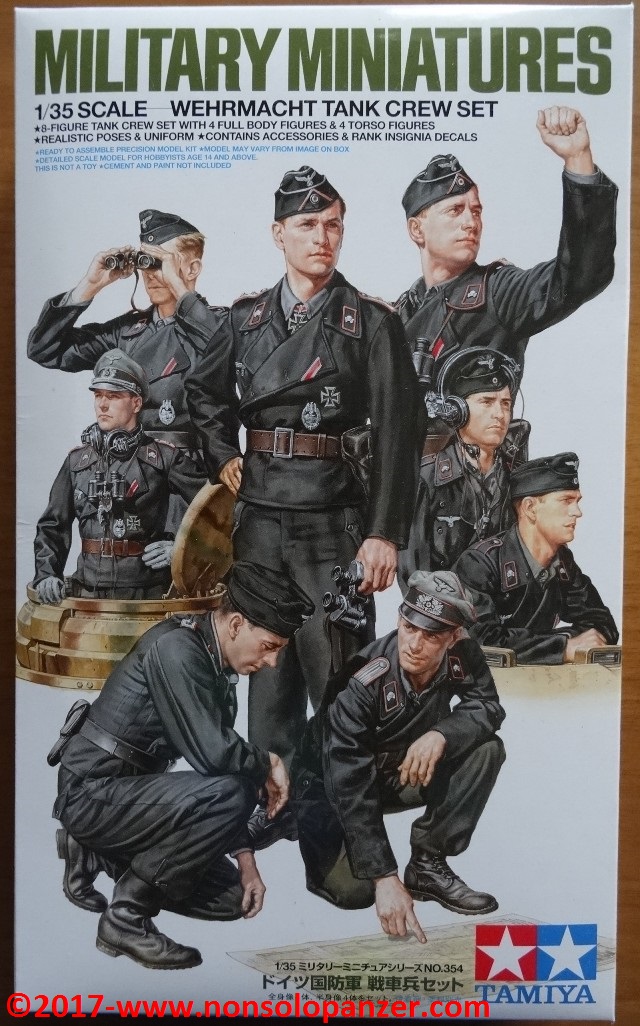 Wehrmacht Tank Crew Set– 1/35 Tamiya plastic model&nbsp;kit