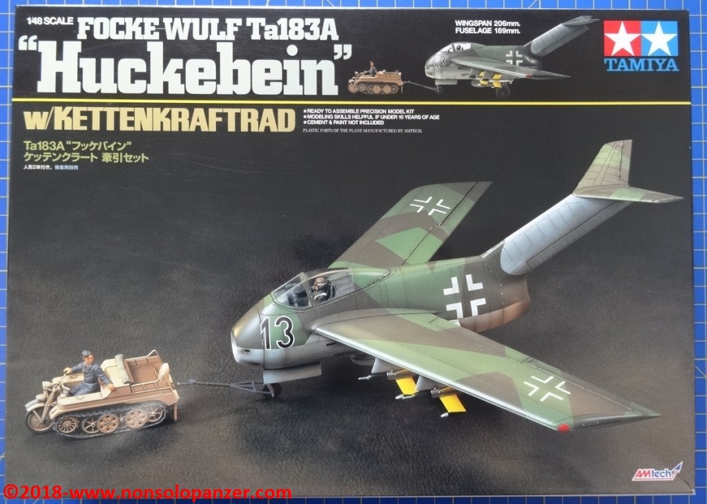 Focke-Wulf Ta-183 “Huckebein” – 1/48 Tamiya Plastic Model&nbsp;kit