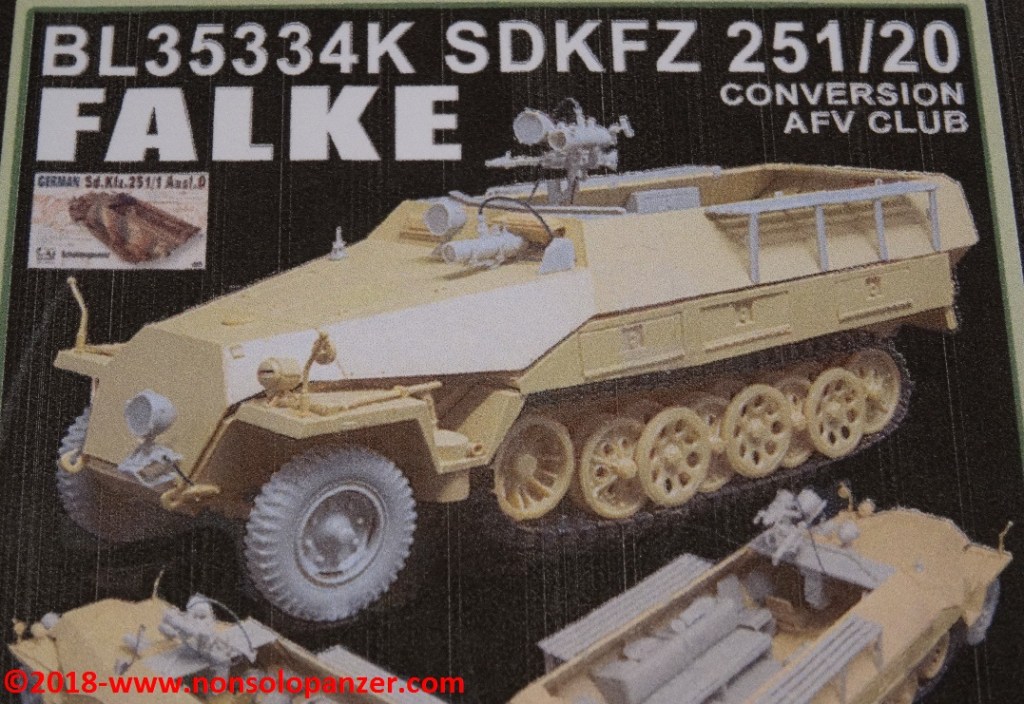 Sdkfz. 251/1 Ausf.D “Falke” resin conversion for AFV-Club kit – Blast&nbsp;Models