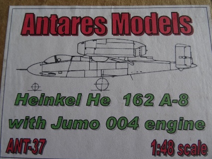 HEINKEL HE-162 mit JUMO-004 – conversione in resina di Antares&nbsp;Models