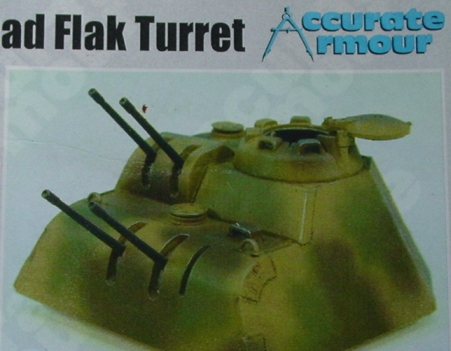 2cm MG-151/20 Flakvierlingturm – 1/35 Accurate Armour resin kit