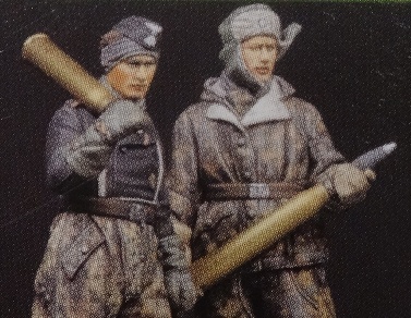 WSS Panther Crew Set – 1/35 Alpine Miniatures Resin&nbsp;Figures
