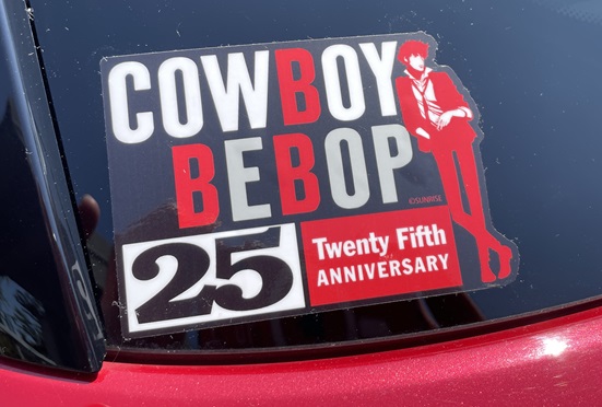 Cowboy Bebop 25th Anniversary Outdoor Compatible Sticker –&nbsp;Cospa